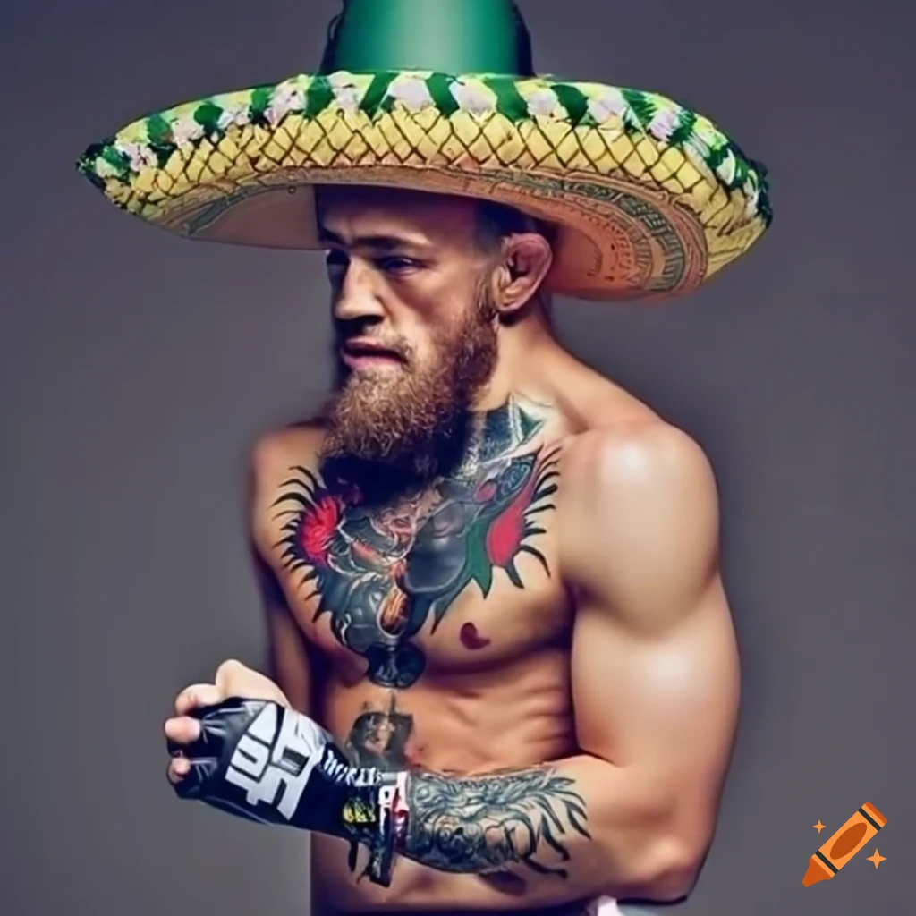Conor McGregor in a Mexican outfit