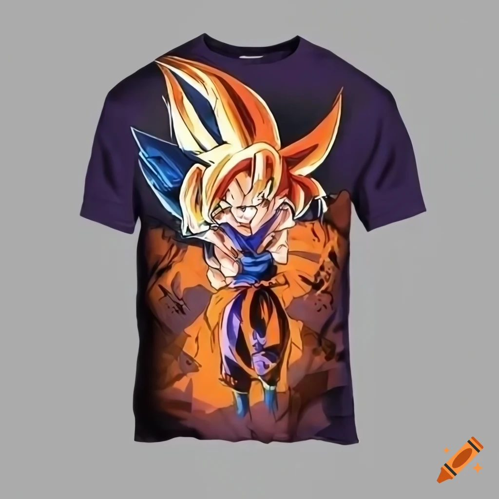 Goku image on a t-shirt