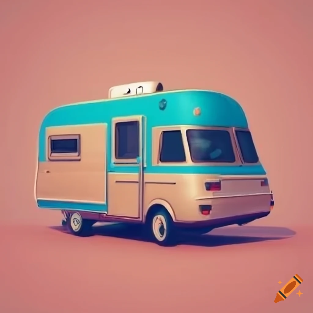stylized vintage RV Travel