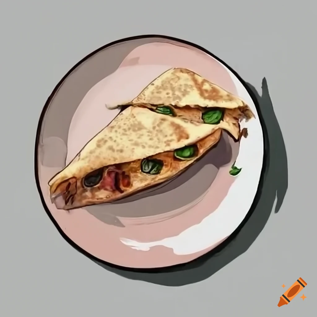 delicious quesadilla on a plate