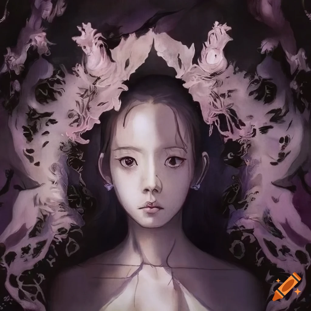 angelic artwork inspired by Fuyuko Matsui