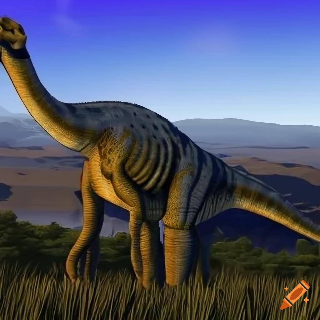 colorful and textured Hadrosaurus dinosaur