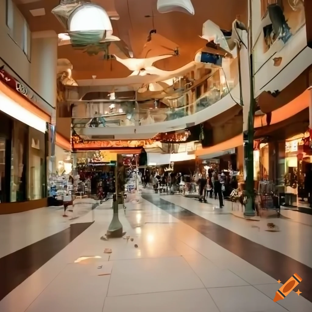 interior of Angelfire shopping mall