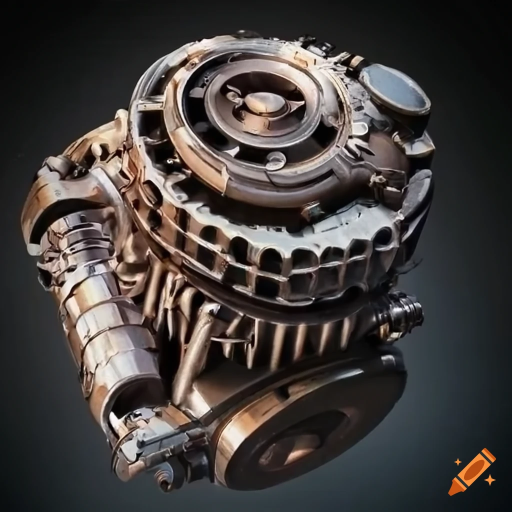 illustration of a Wankel rotary engine