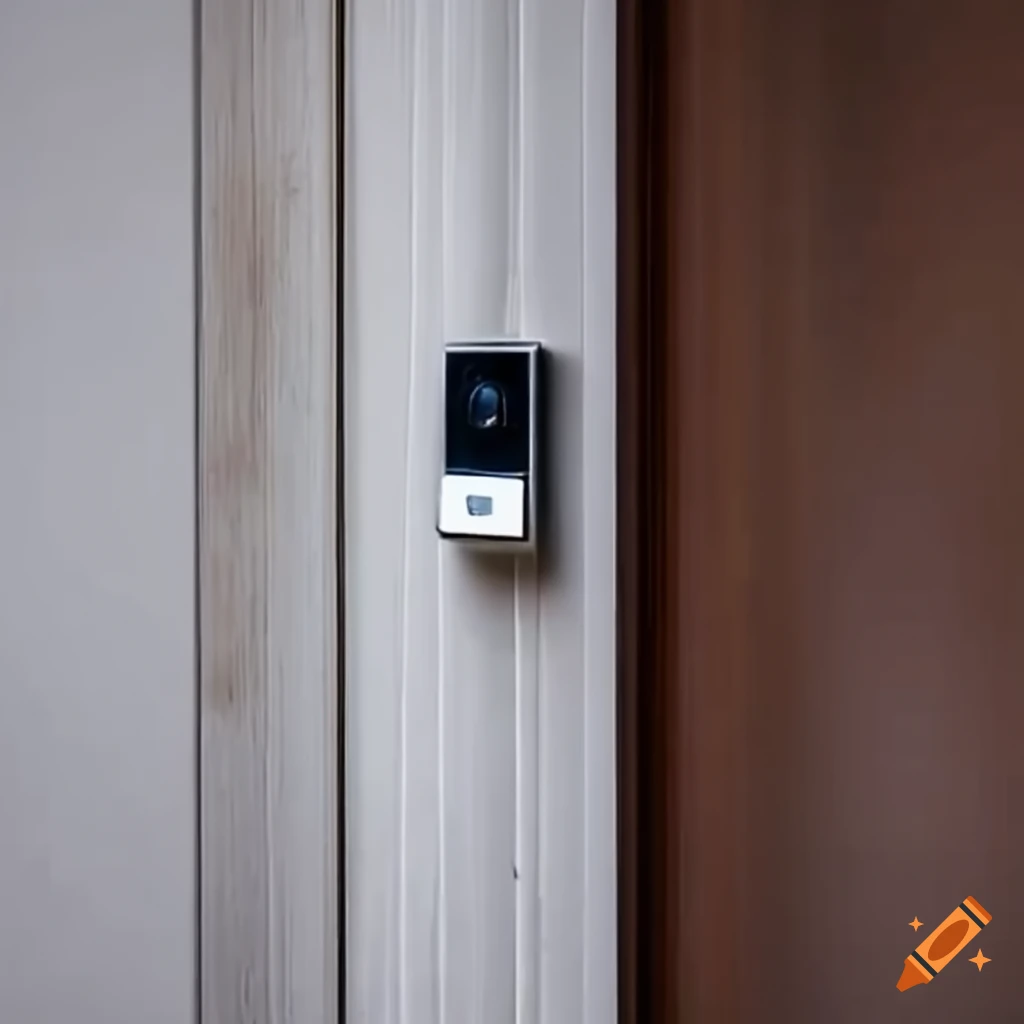 video doorbell at the entrance of a house