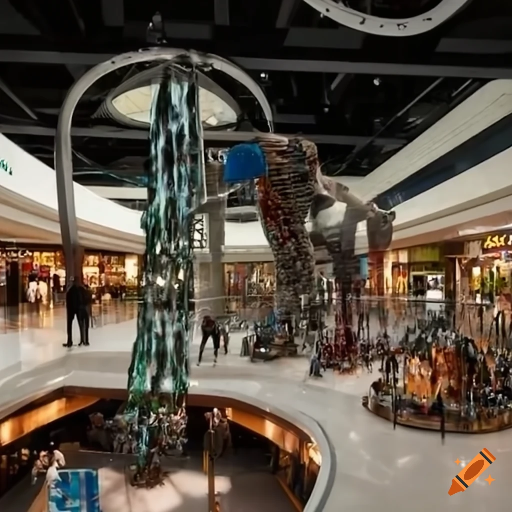 photo of an anthropocene shopping mall