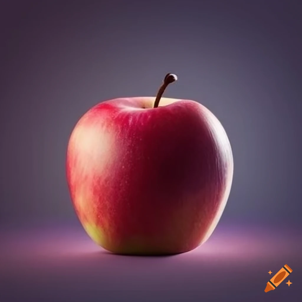 juicy red apple