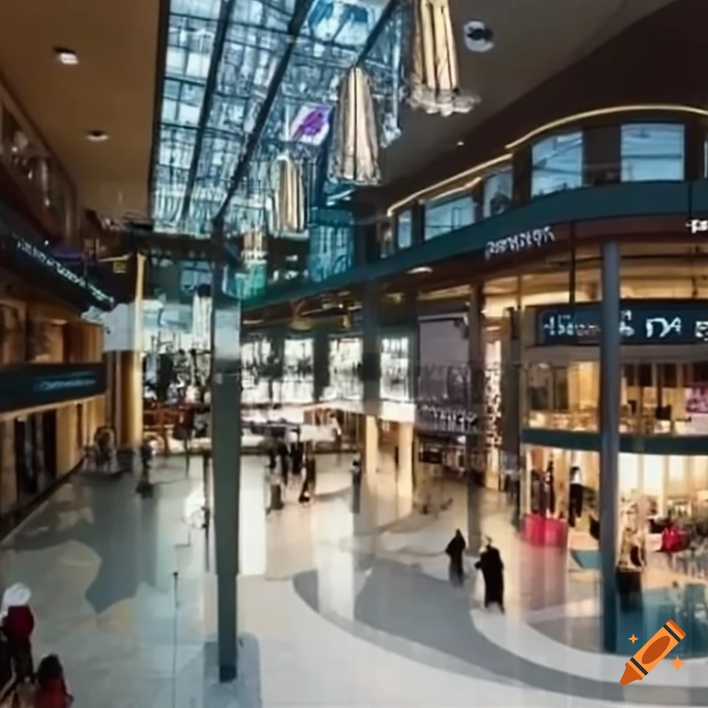 photo of an anthropocene shopping mall