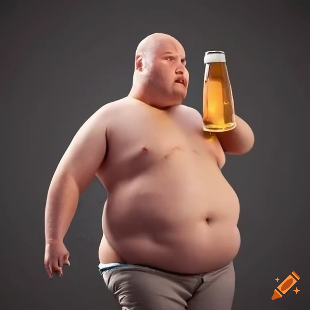 man enjoying a cold beer