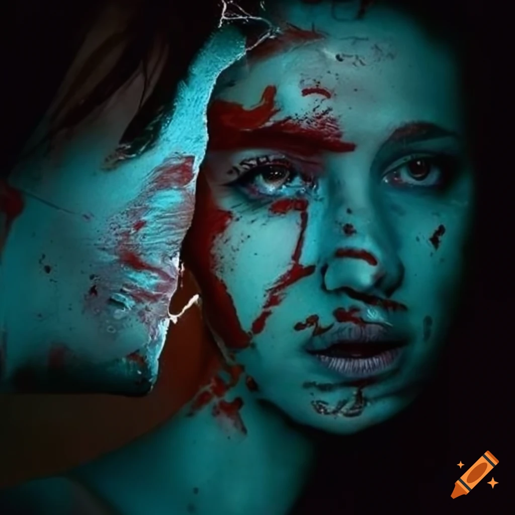 image of a deep cut with bleeding