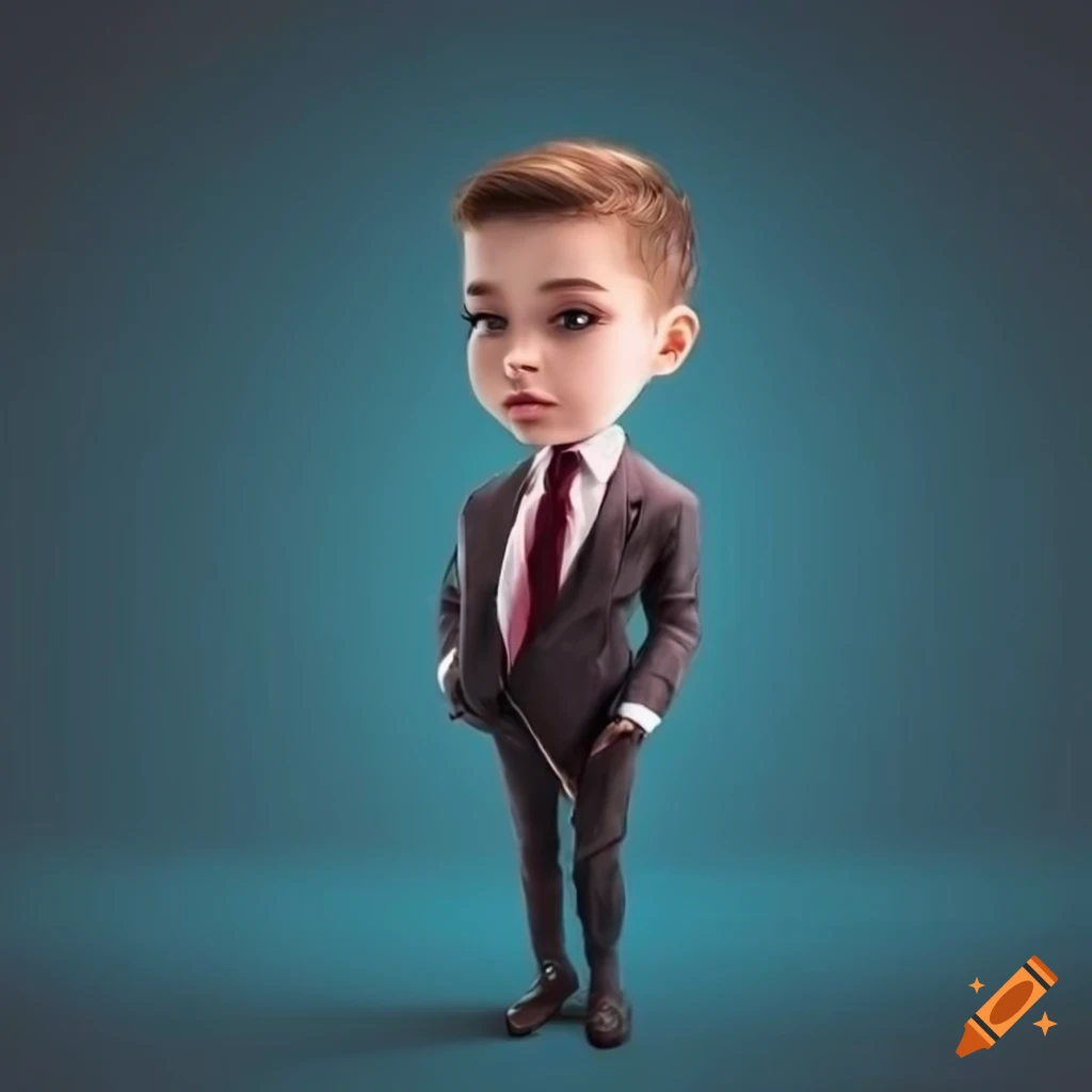 image of a stylish teenager in a suit