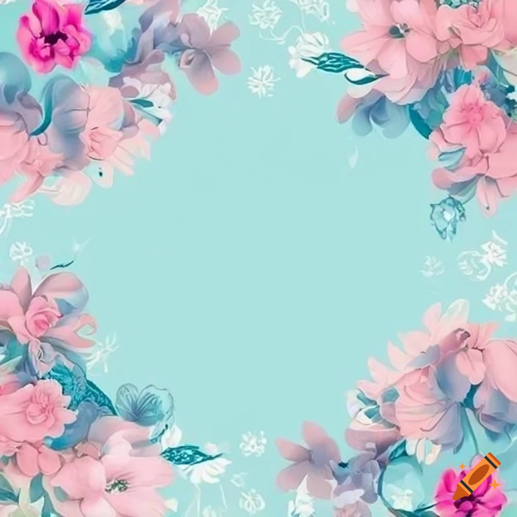flower pattern on a pale background