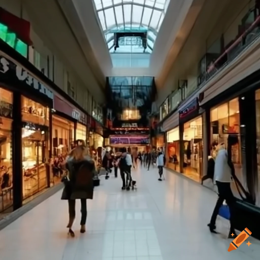 image of an anthropogenic shopping mall