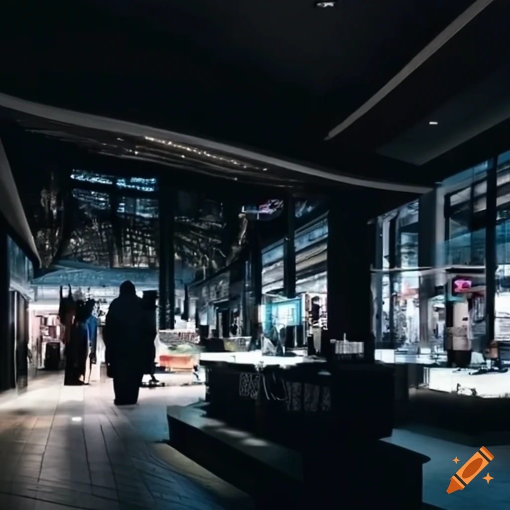 photo of an anthropocene shopping mall