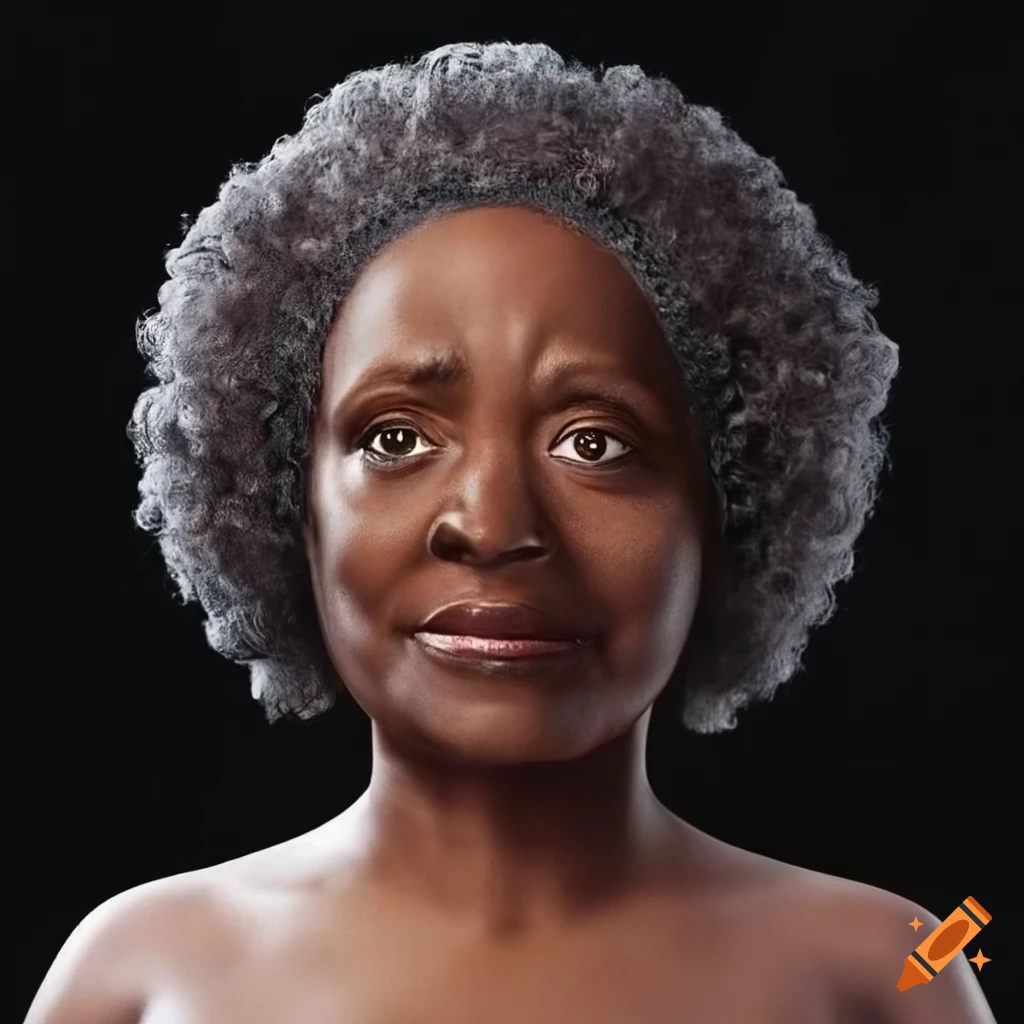 portrait of a black nurse