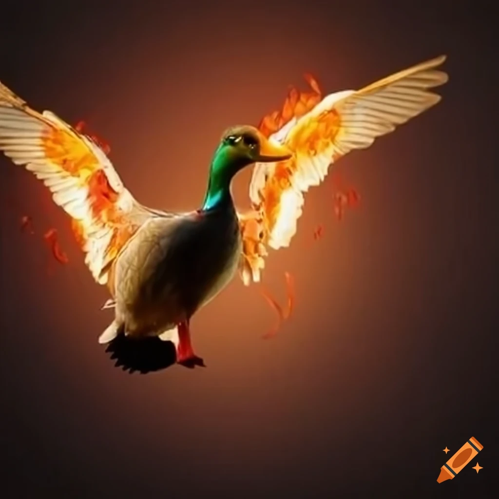 fire duck artwork