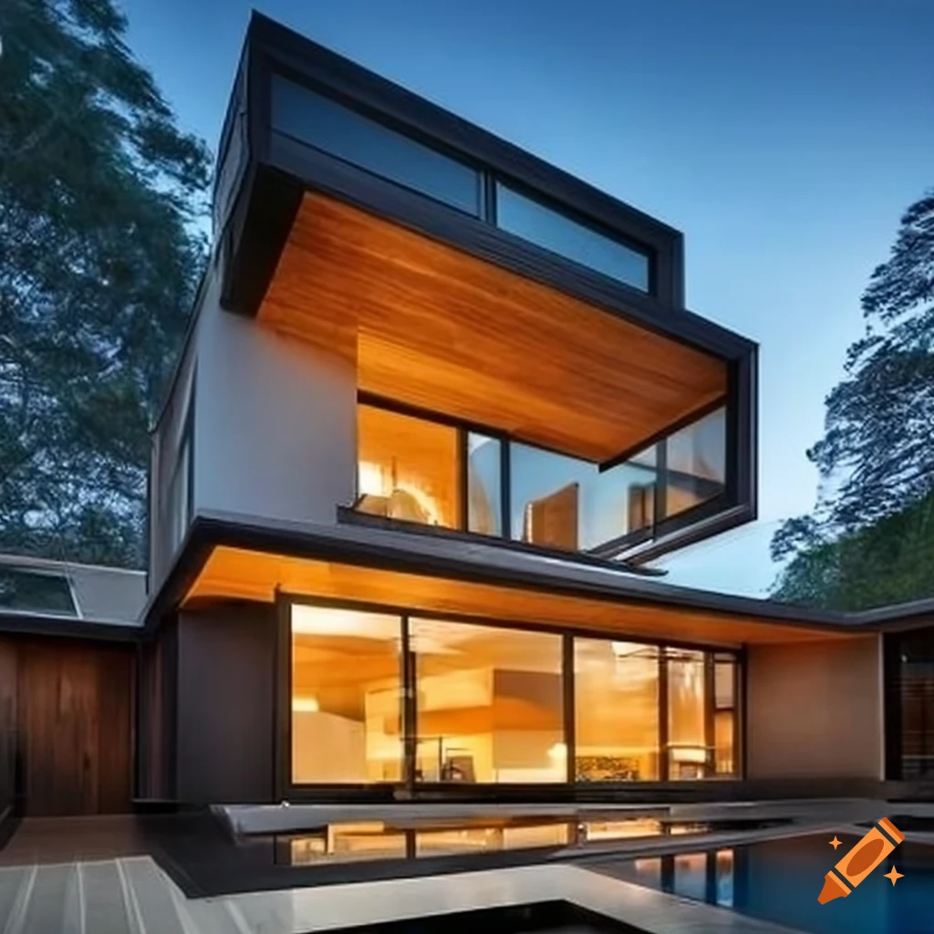 image of a sleek and contemporary home