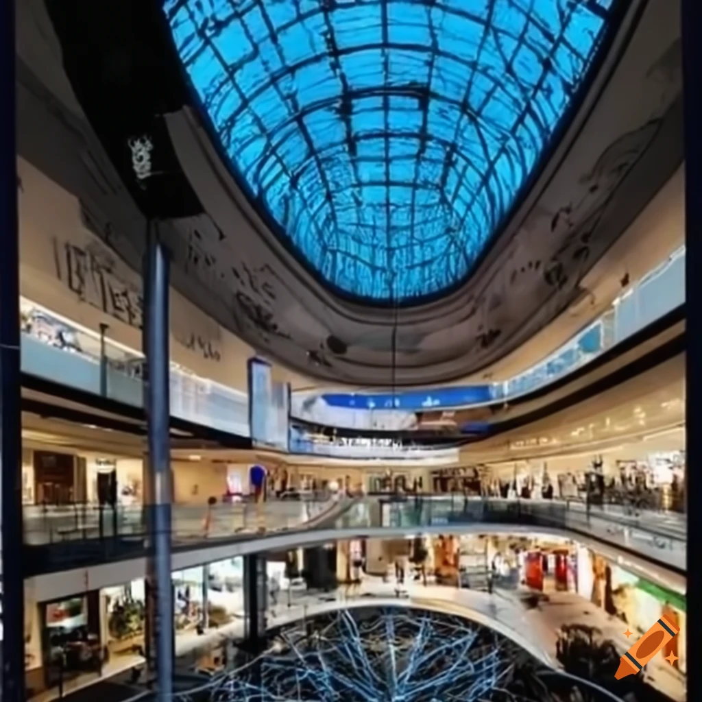 photo of an anthropocene shopping mall