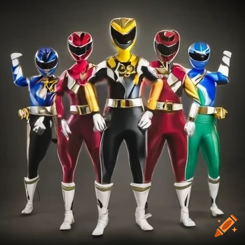 team of Dragon Power Rangers