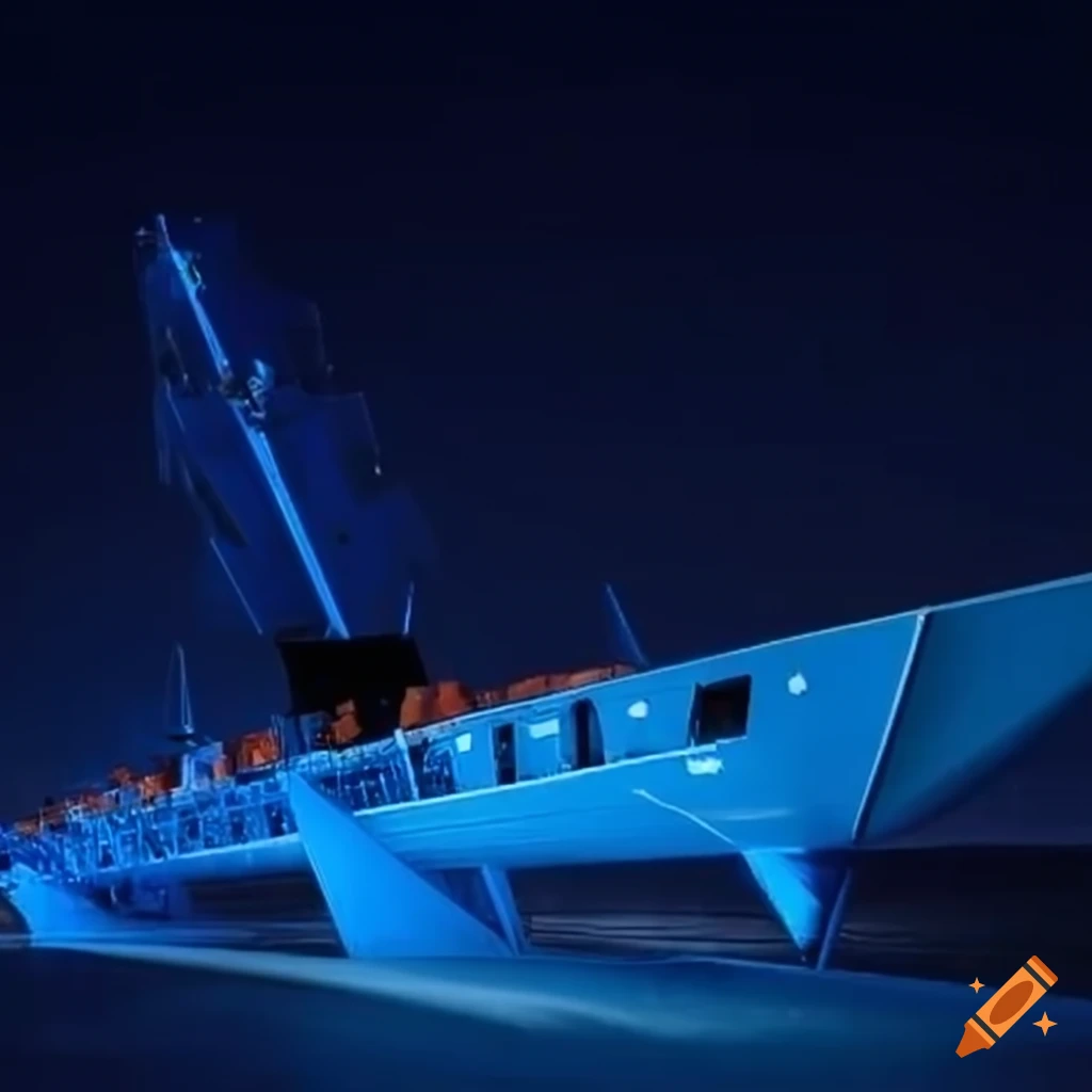 swordfish cargo ship with large deployable solar panel
