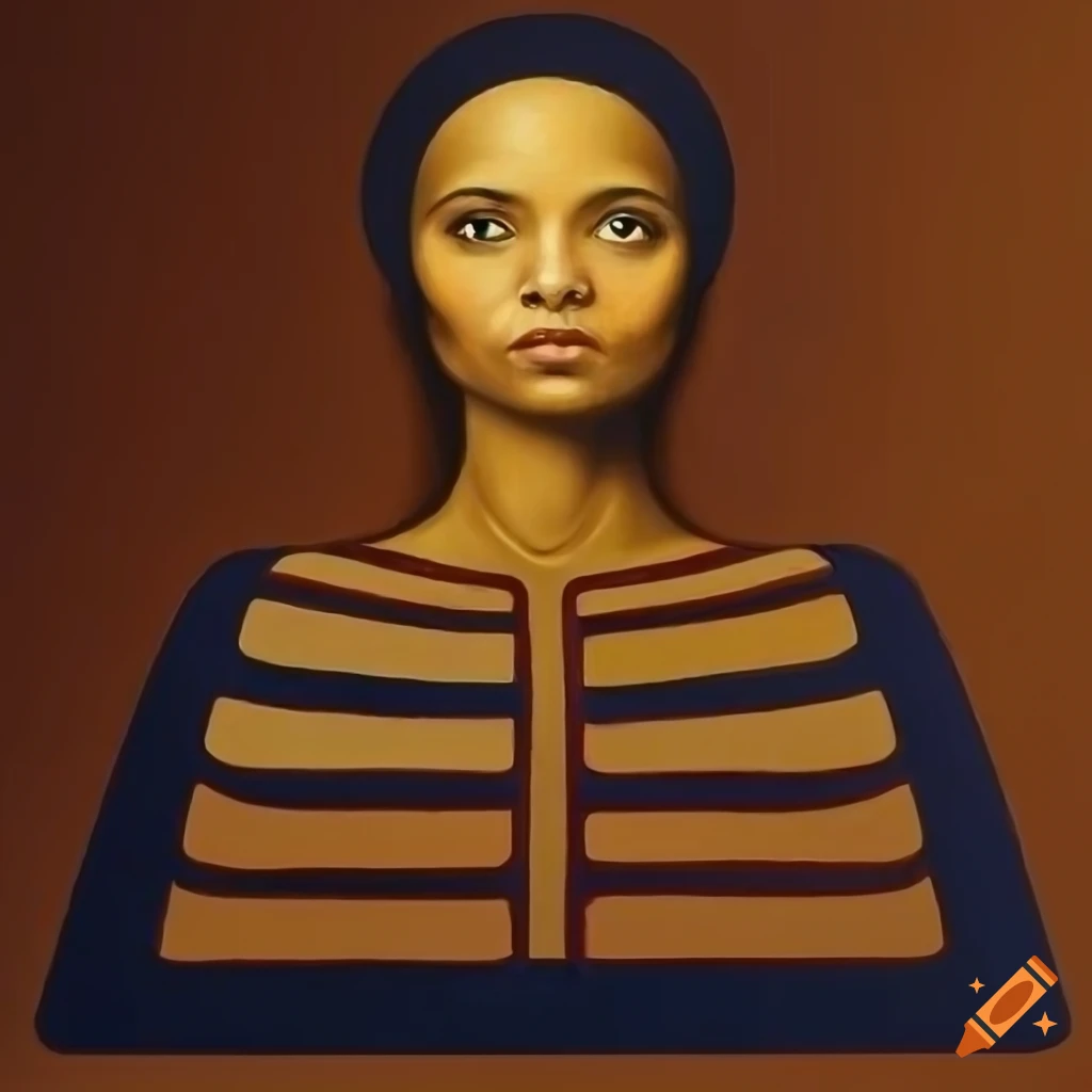 dark navy blue labyrinth painting in George Tooker style