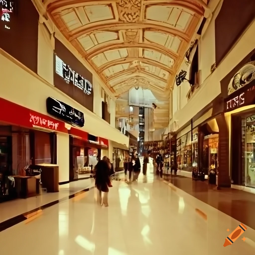 interior of Angelfire shopping mall