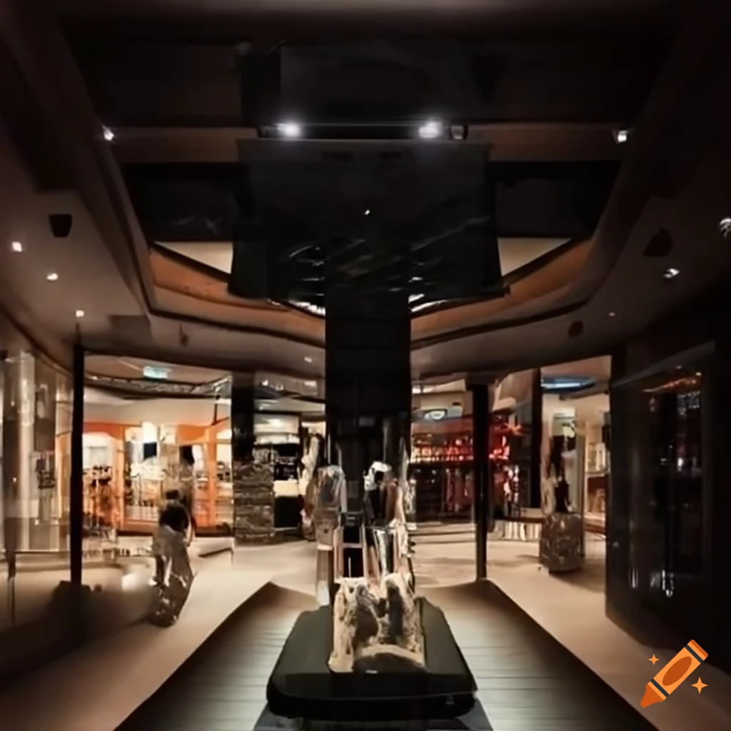 photo of an anthropocene shopping mall