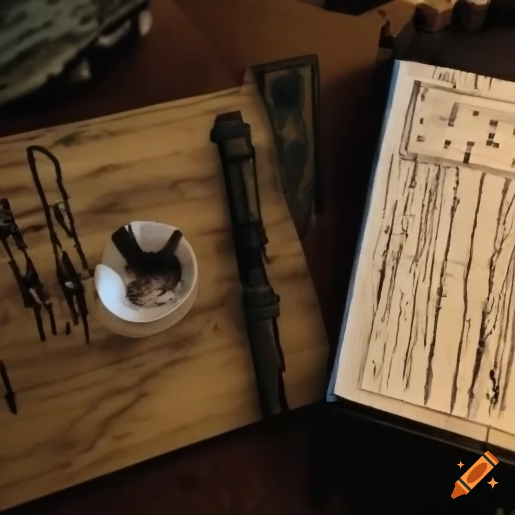 image of solitary crafting