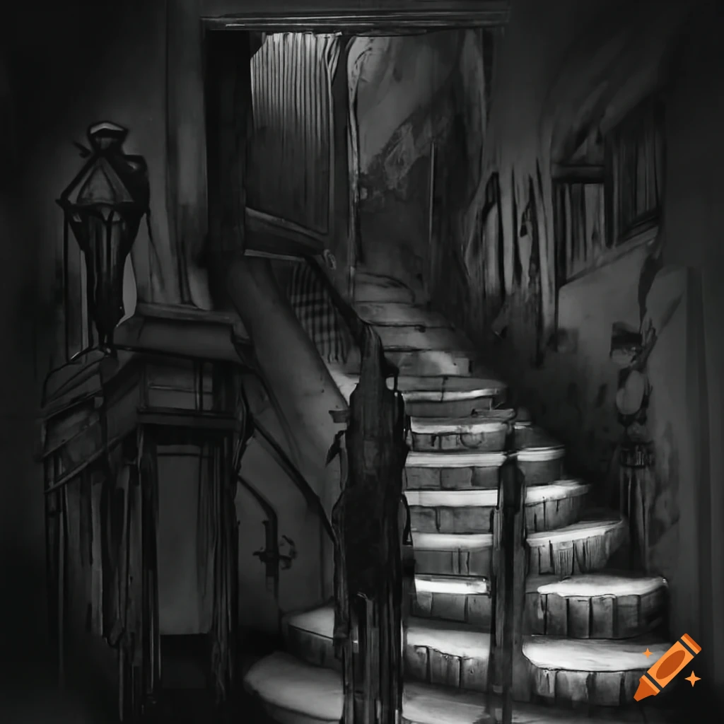 dark and terrifying image of a creepy closet