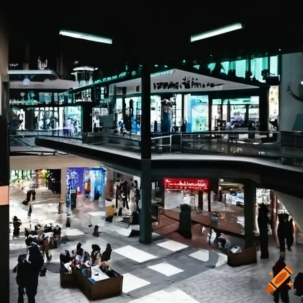 photo of an anthropocene shopping mall