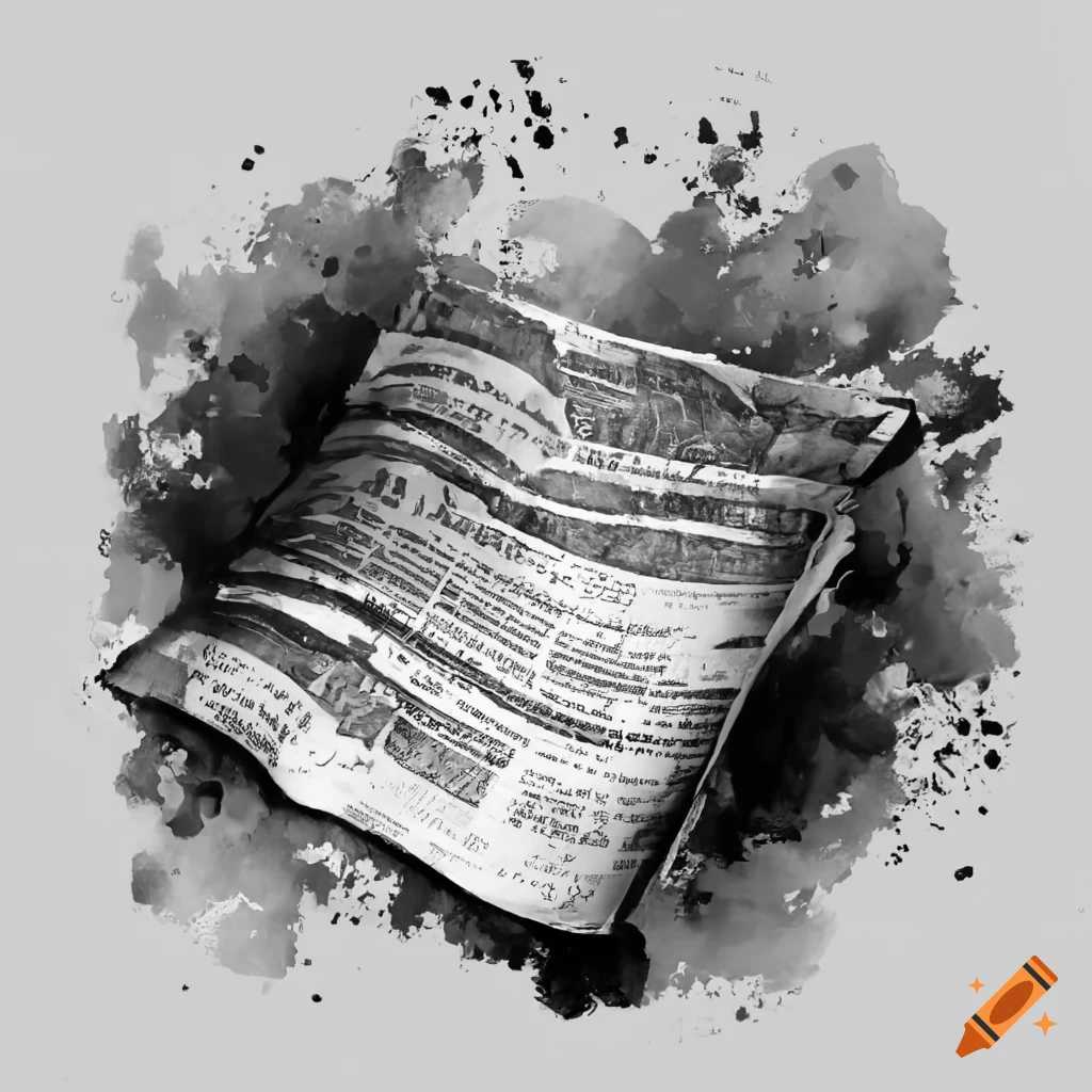 post-apocalyptic newspaper