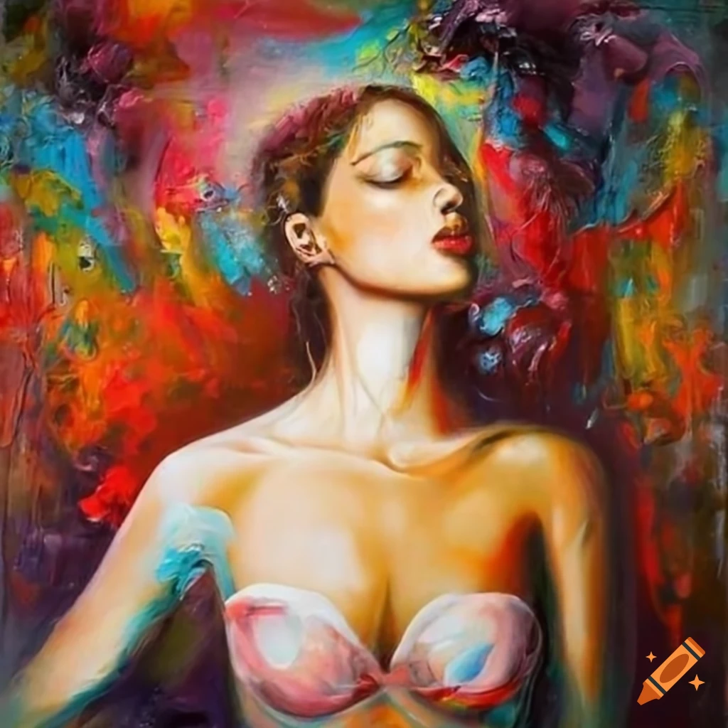 portrait of a dreamy woman
