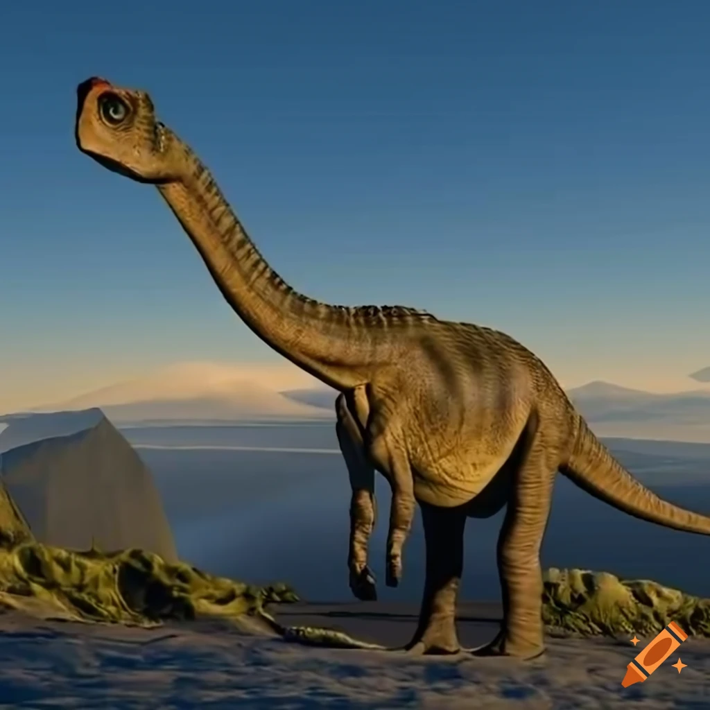 detailed depiction of a Hadrosaurus dinosaur with realistic skin texture