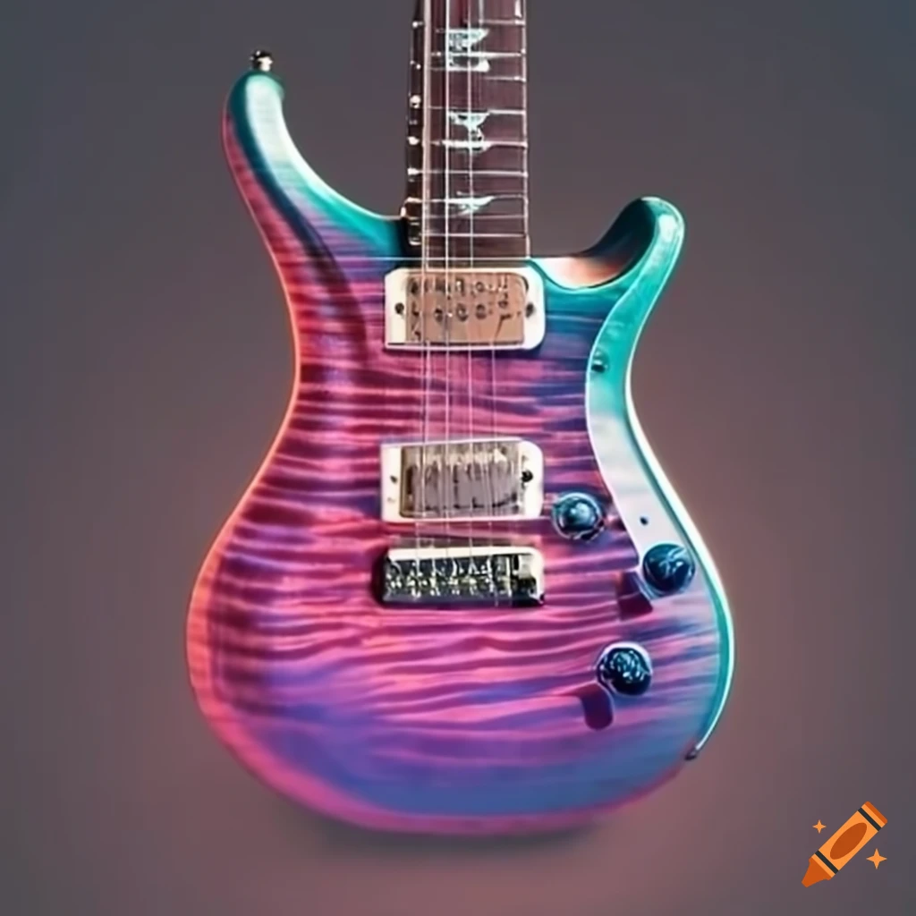 close up of a PRS guitar