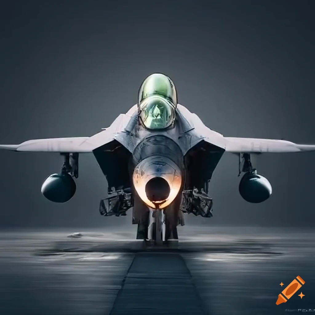 fighter jet in flight