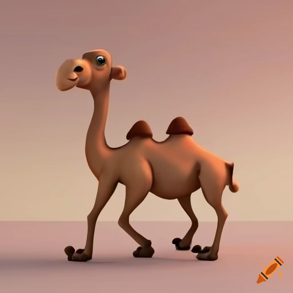 cute 3d cartoon camel