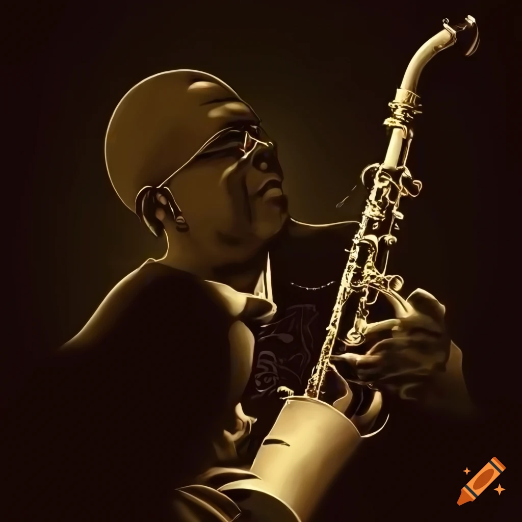 poster for a jazz concert in a forest