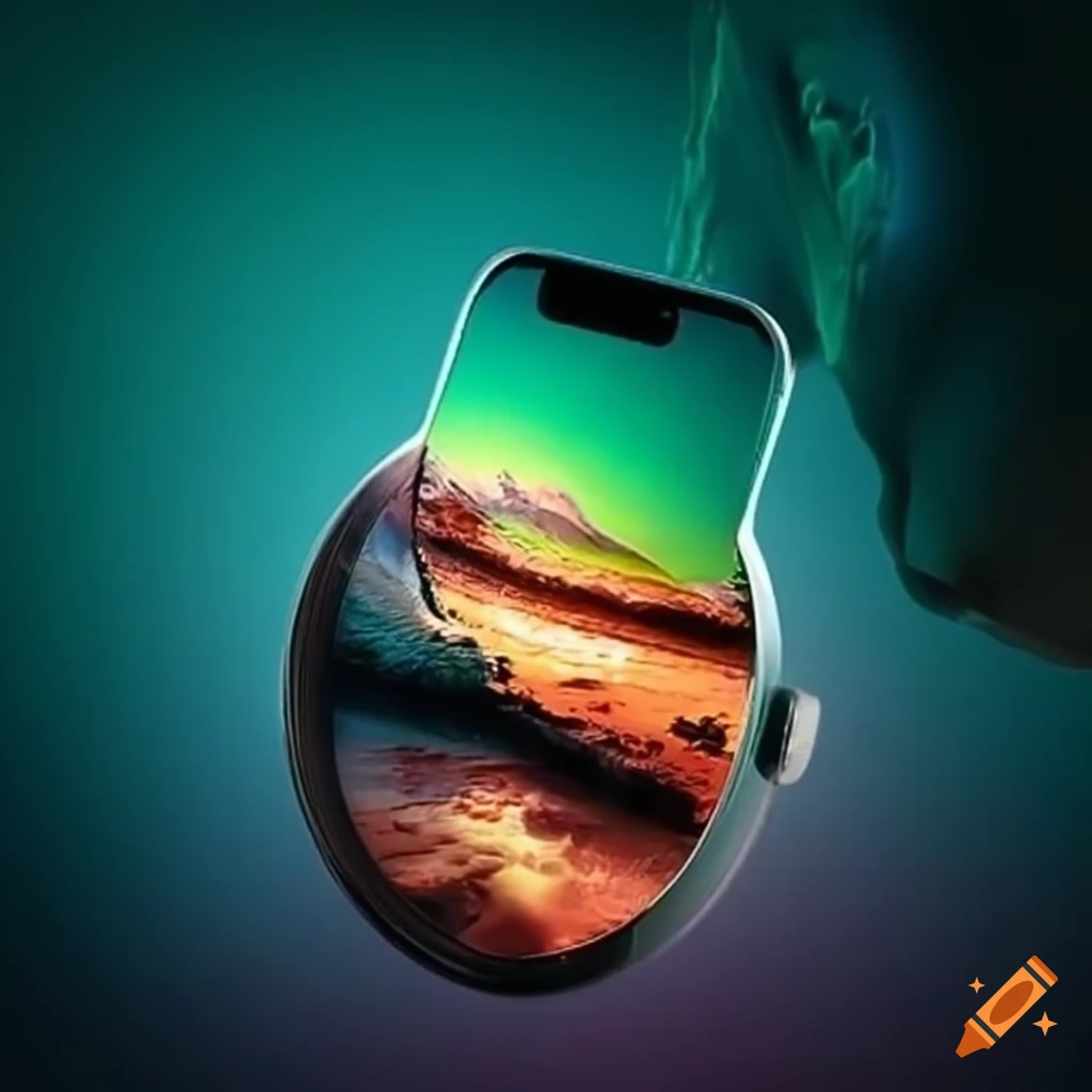 close-up of a smartphone camera lens