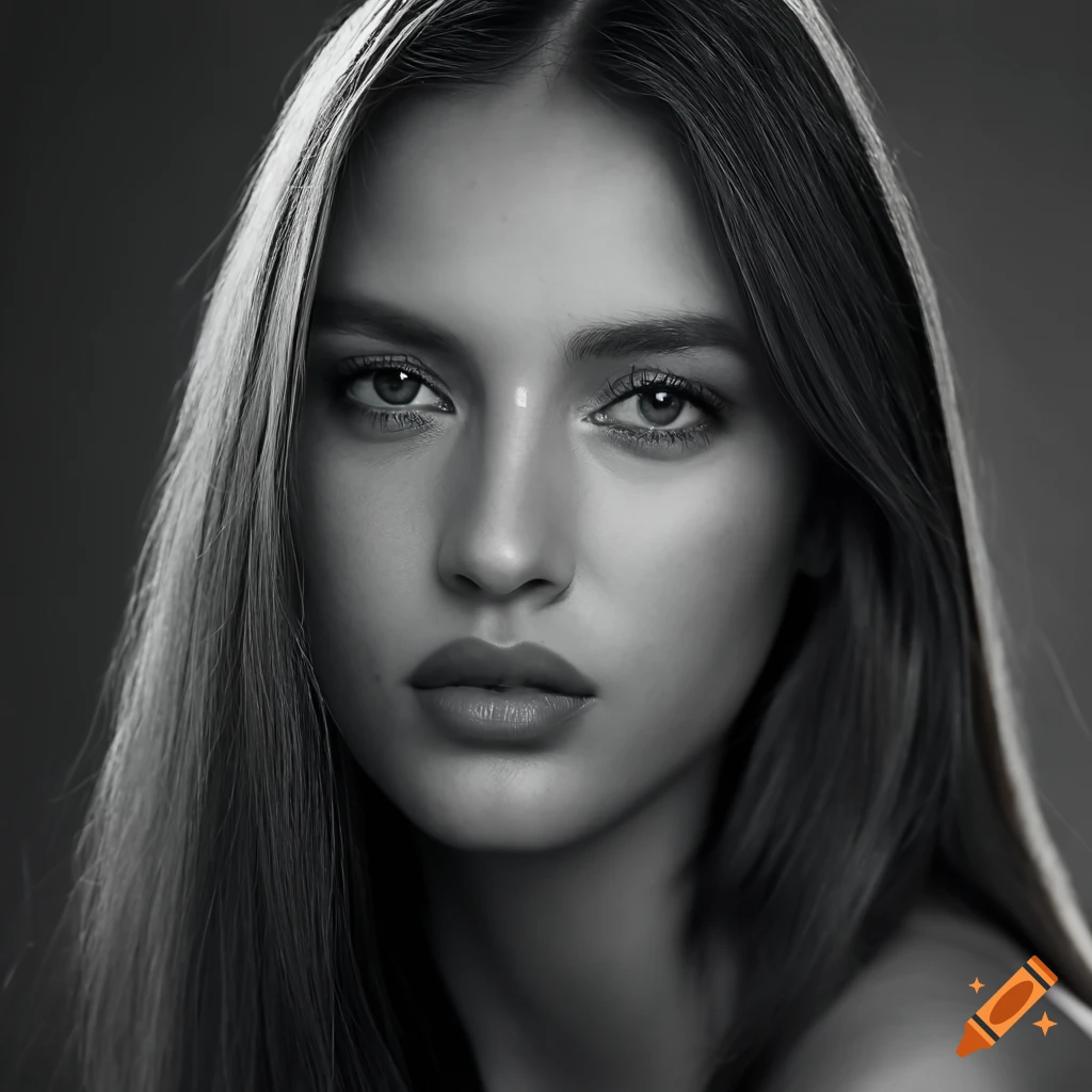 stunning young woman photo for fashion magazine cover
