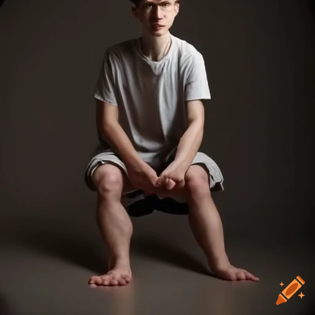 image of a man with short legs