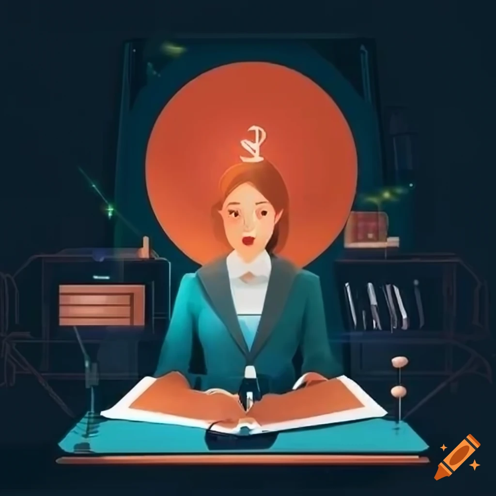 professional illustration on banking law concepts