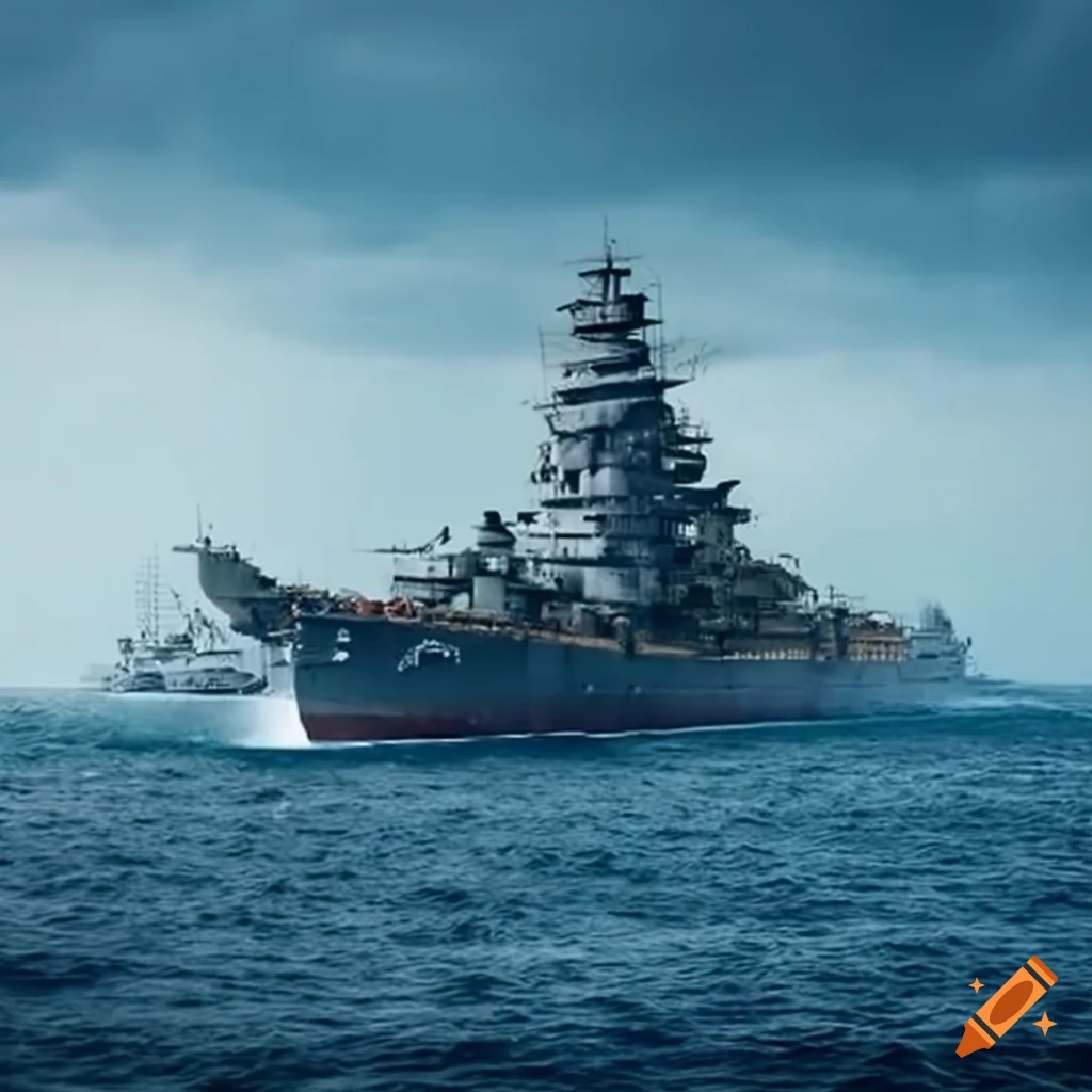 image of a fleet of Chinese battleships anchored in a bay