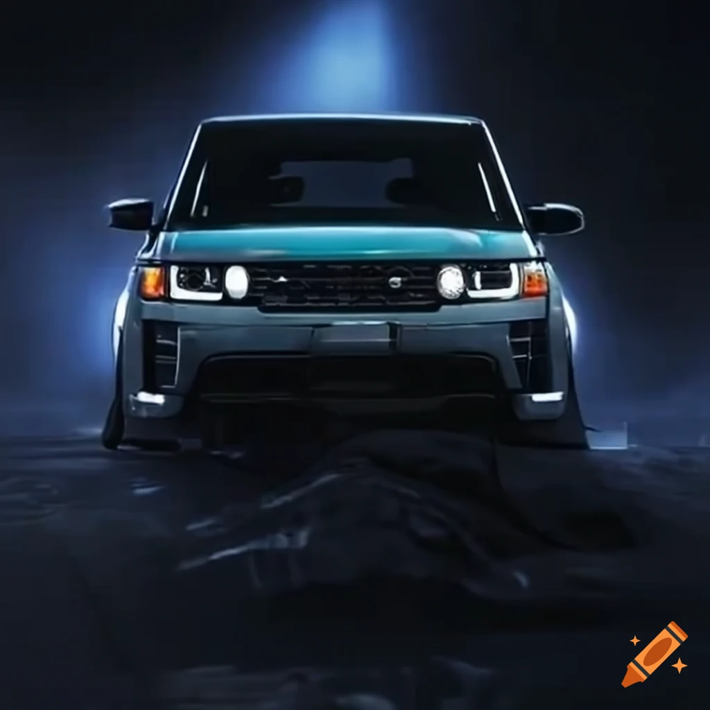 Central Cee in a Range Rover