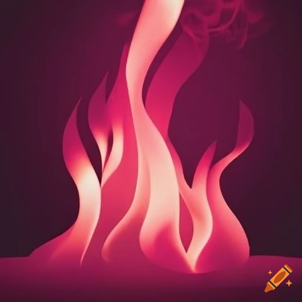 pink flames