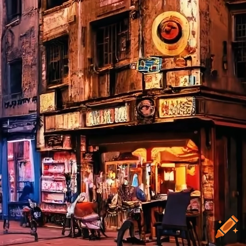 cityscape with Sami's Cornershop