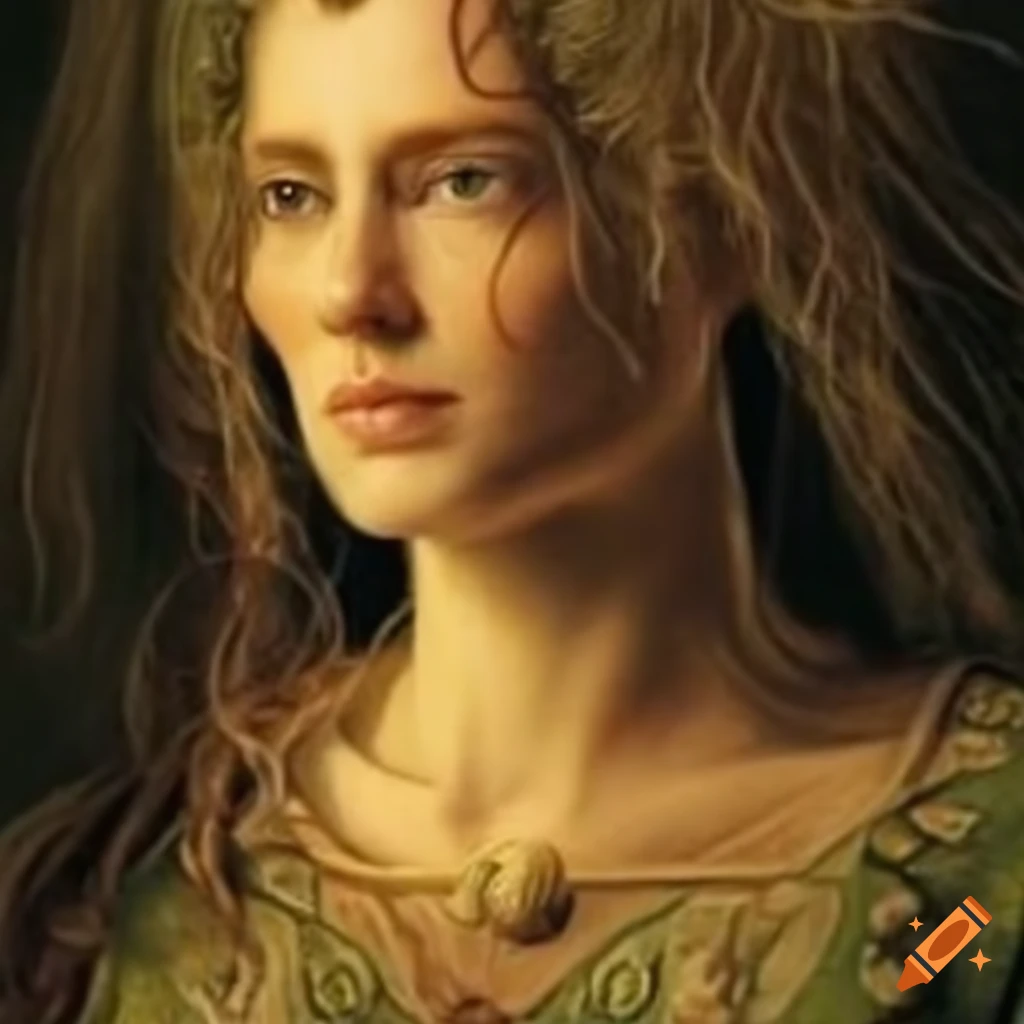artwork of a druidess