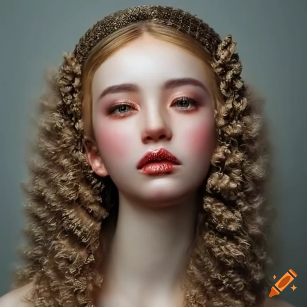 intricate detailed drawing of a girl