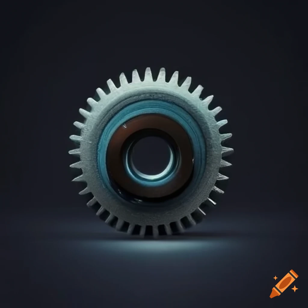 gear with 45-degree offset from center