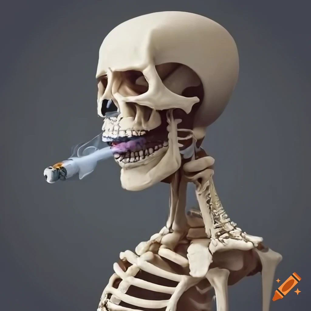 skeleton vaping