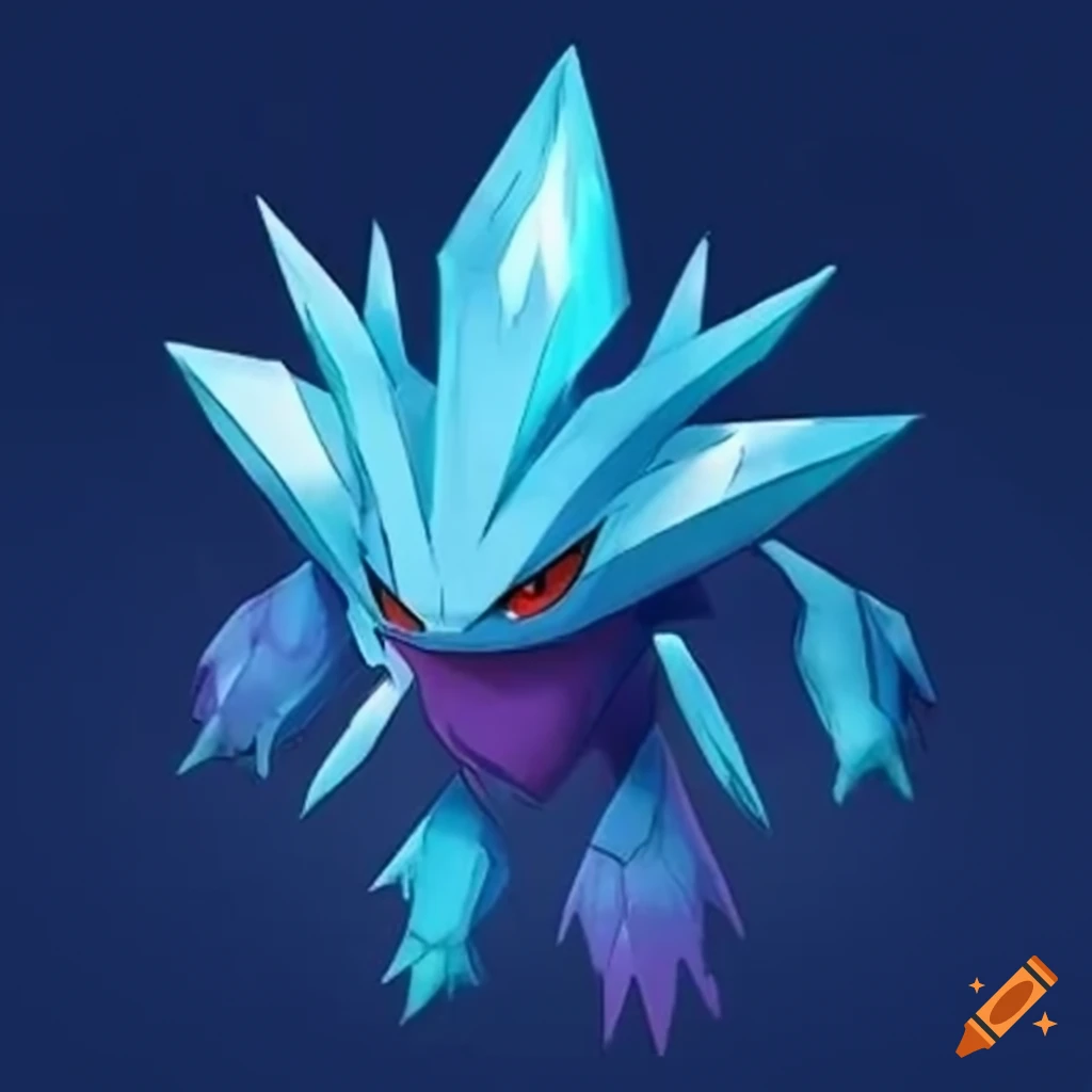 Legendary ice ghost type pokemon on craiyon